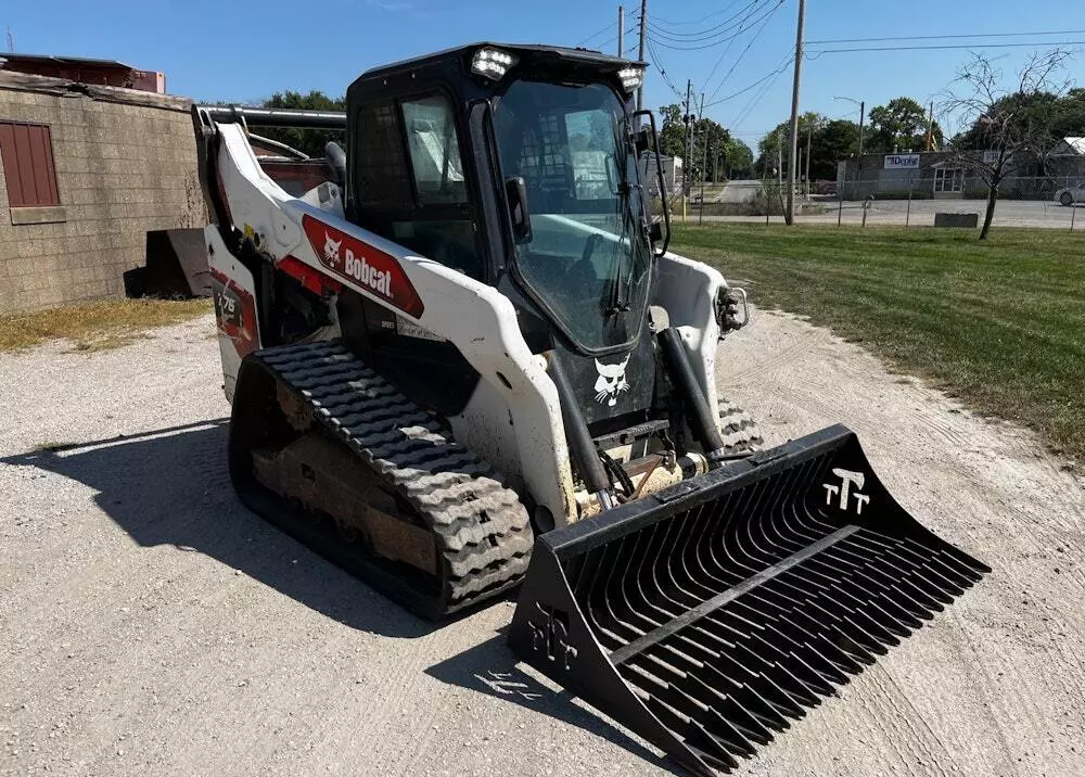 2020 Bobcat T76 Skid Steer Track Loader Crawler Cab AC Hyd Coupler Aux