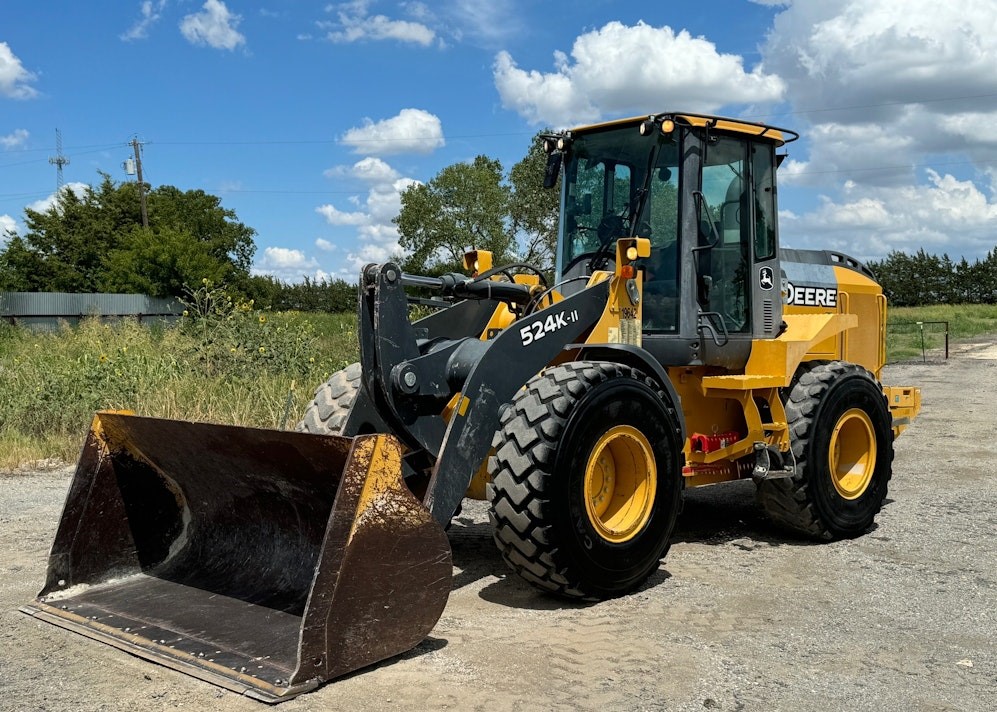 2017 John Deere 524K II Articulated Wheel Loader Tractor Hyd QC Bucket
